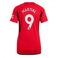 Manchester United Anthony Martial #9 Replica Home Shirt Ladies 2023-24 Short Sleeve